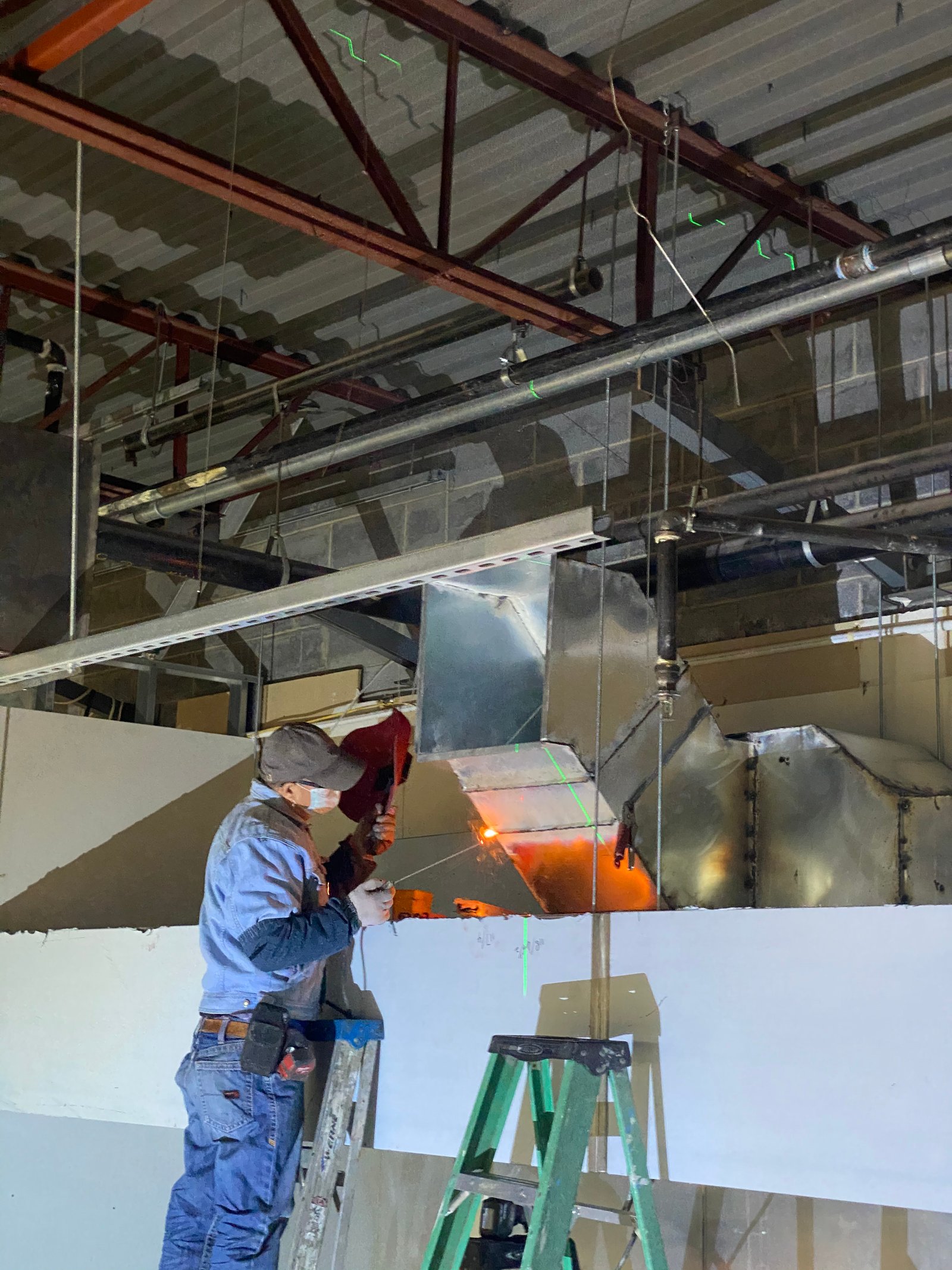 Offset Duct Installation